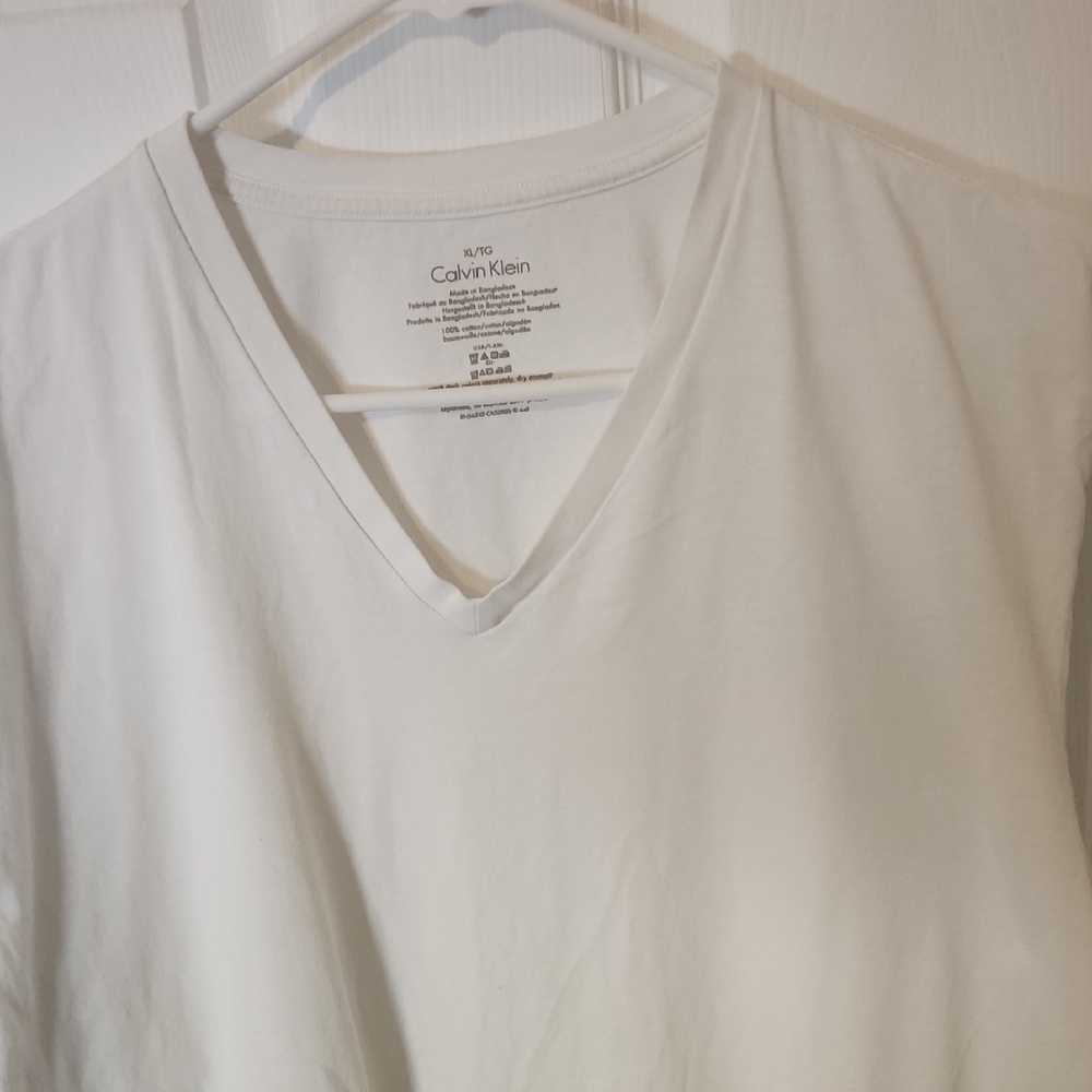 Calvin Klein White Short Sleeve Tee